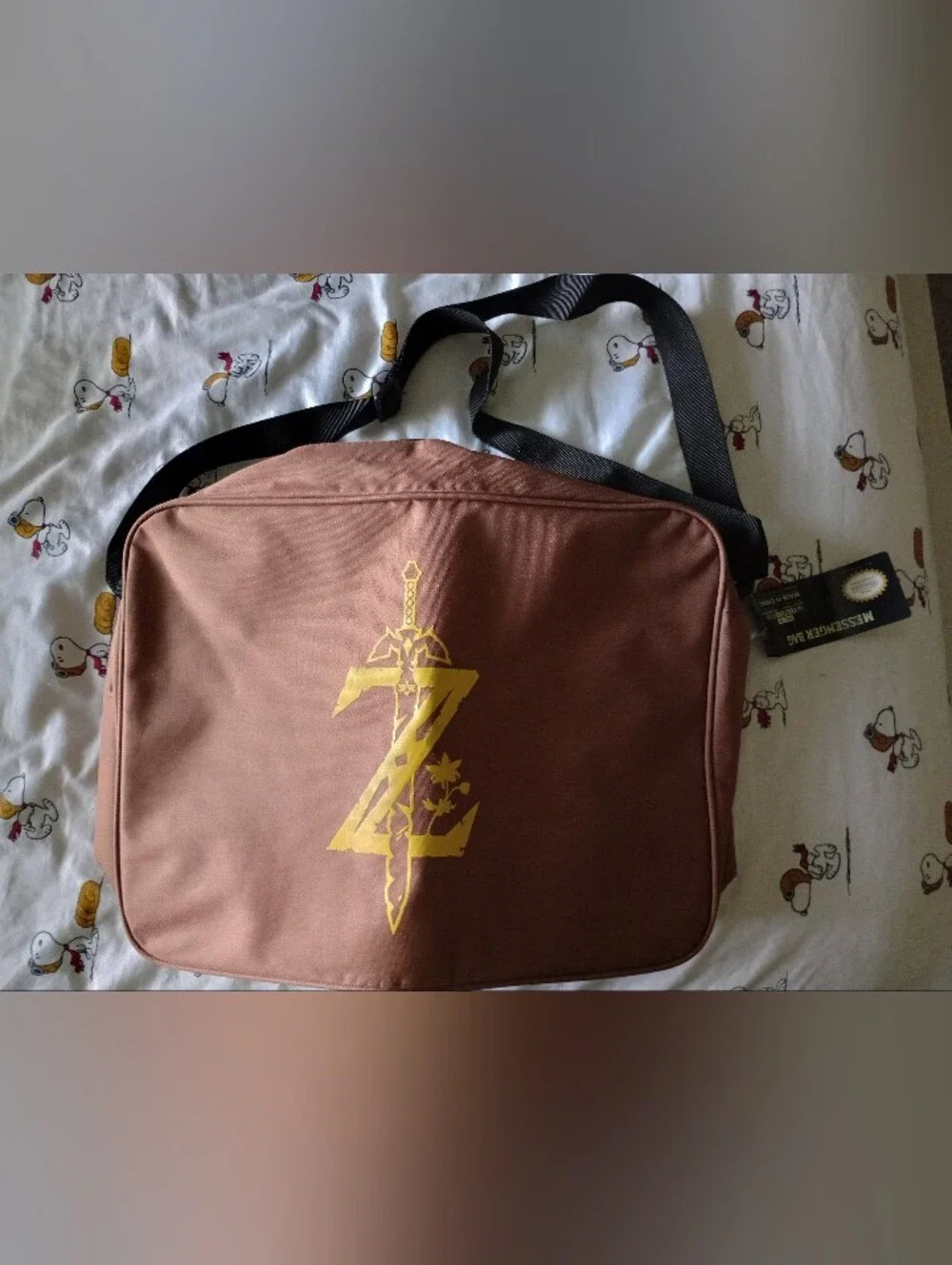 The Legend Of Zelda Breath Of The Wild Brown Messenger Bag NWT